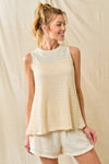 Textured Yoke Top (REG)