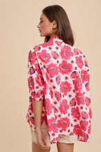 Oversized Camellia Flower Top (REG/PLUS)