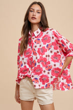 Oversized Camellia Flower Top (REG/PLUS)