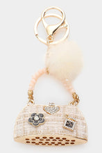 Pom Pom Purse Keychain