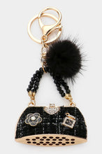 Pom Pom Purse Keychain