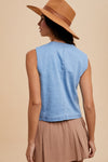 Light Denim Stretch Vest (REG)