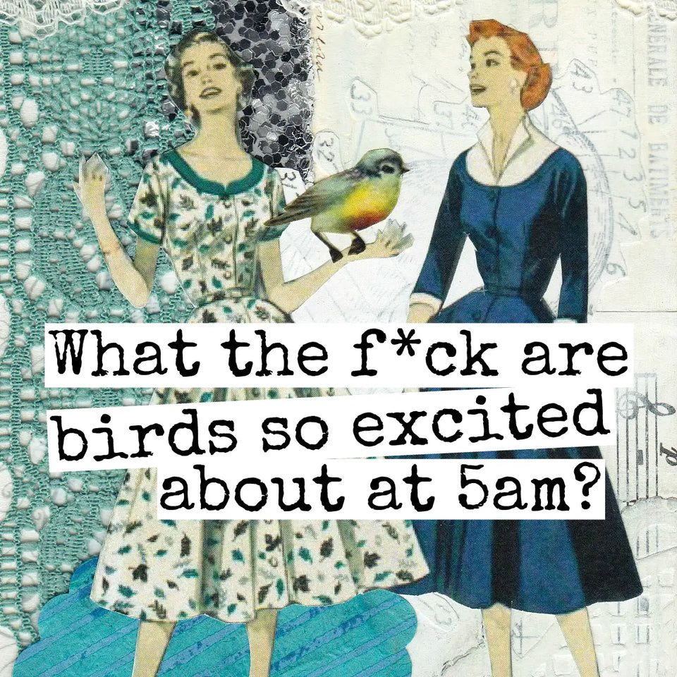 Excited Birds Magnet