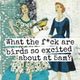 Excited Birds Magnet
