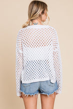 Feel the Breeze Beach Cardigan in White (REG)