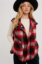 Red Flannel Plaid Vest (REG)