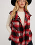 Red Flannel Plaid Vest (REG)