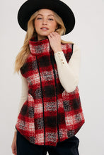 Red Flannel Plaid Vest (REG)