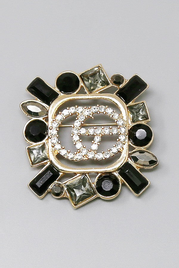 Interlocking Stone Brooch