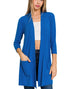 3/4 Slouchy Cardigan in Classic Blue (REG)