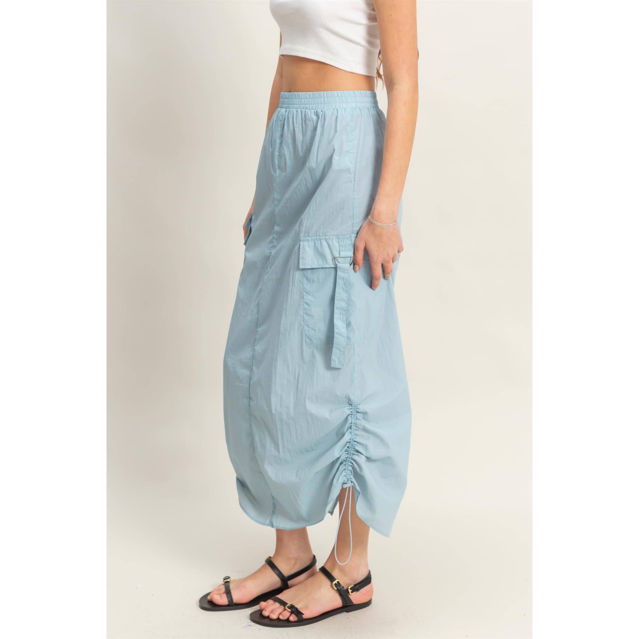 Parachute Cargo Midi Skirt (REG)