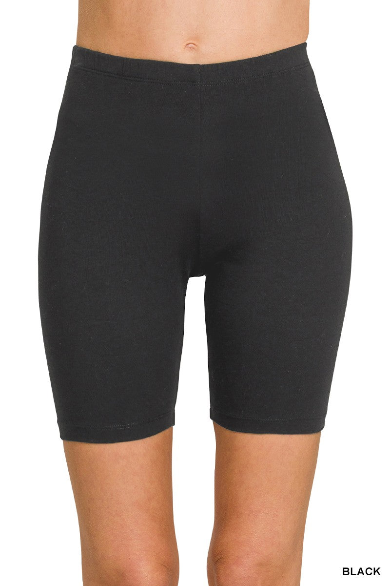 Black Everyday Biker Shorts (REG)