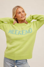 Weekend Sweater in Lime (REG)