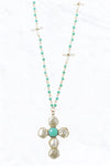 Pearl Cross Necklace