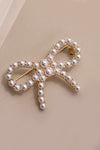 Pearl Ribbon Brooch
