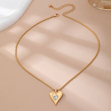 Inset Heart Necklace