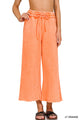 Comfy Sweat Palazzo Pants in Lt Orange (REG)