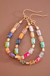 Beaded Teardrop Earrings