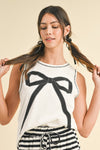 Stitched Bow Tank Top (REG)