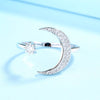 Crescent Moon Bypass Ring
