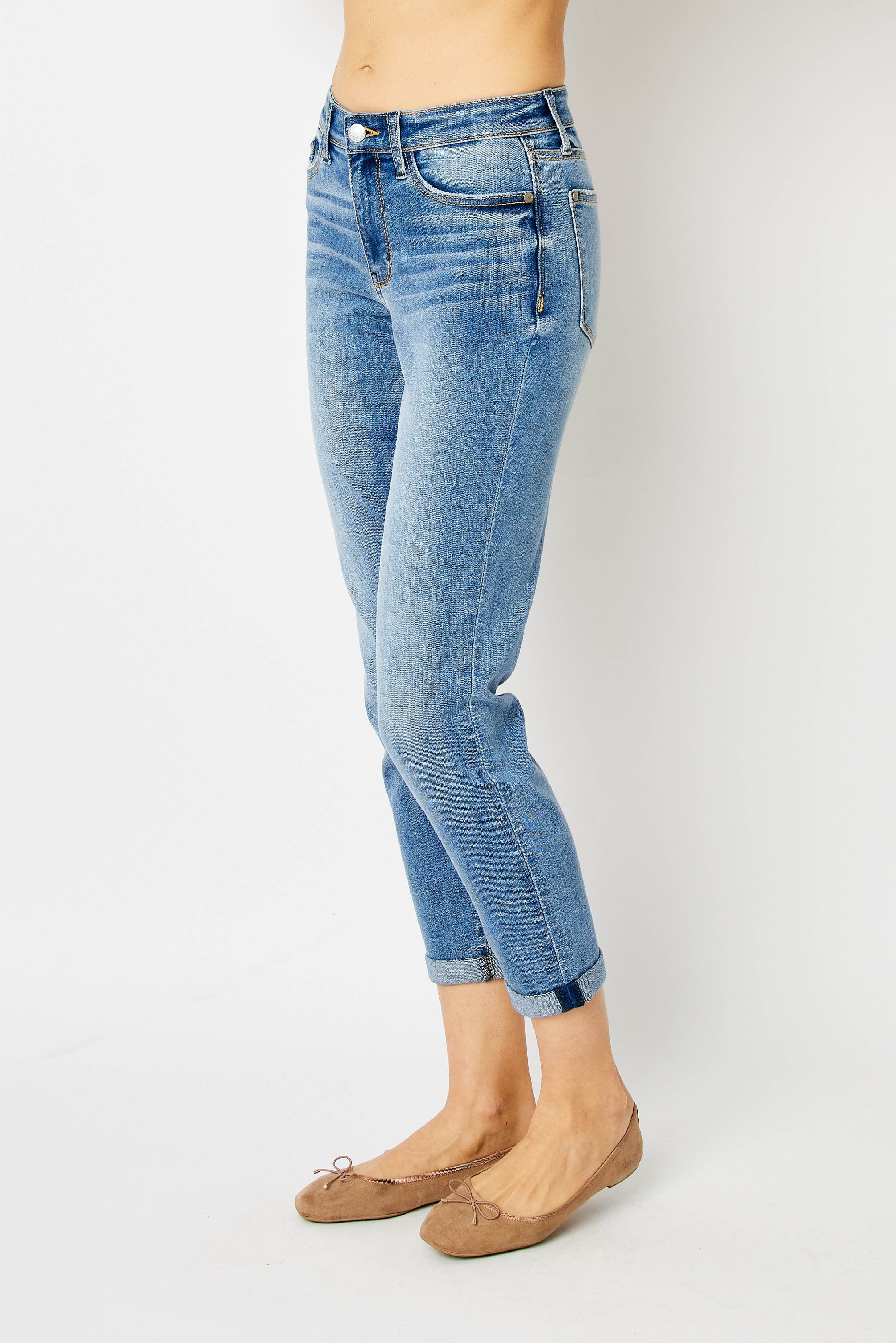 Judy Blue Fellowship Midrise Slim Jeans (82441)