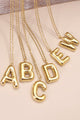 18K Initial Letter Necklace