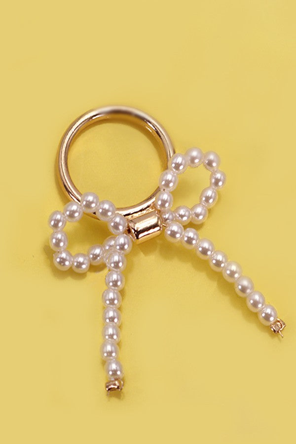 Pearl Bow Ring