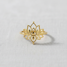 Lotus Openwork Ring