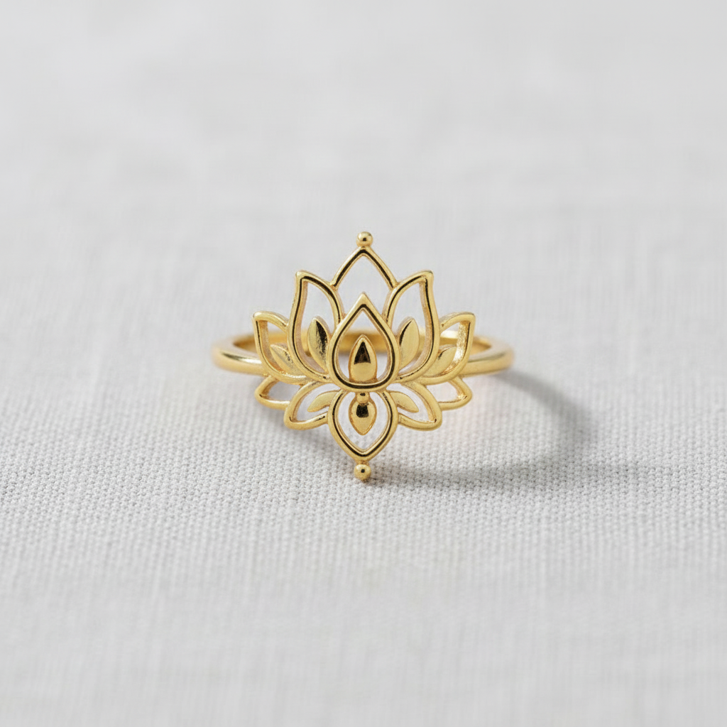 Lotus Openwork Ring