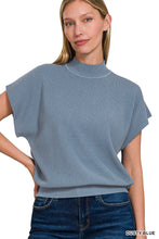 Dusty Blue Summer Dolman Sweater (REG)