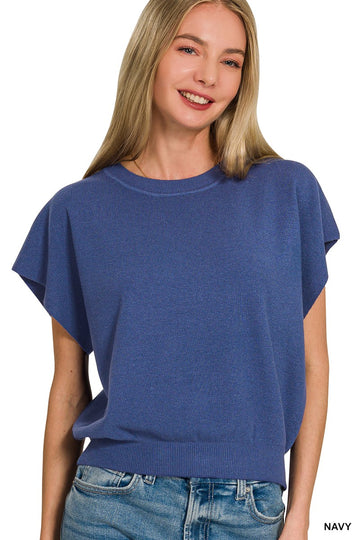 Juniper Dolman Sweater in Navy (REG)