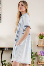 Light Denim Shirt Dress (REG)