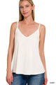 2 Way Reversible Cami Top in Ivory (REG)