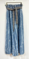 Bamboo Belted Palazzo Pants (REG)