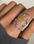 Stainless Steel Flower Ring