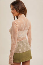 Sheer Lace Top w/ Thumbholes (REG)