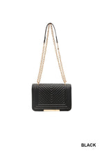 Chevron Leather Purse