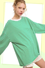 Apple Green Striped Top (REG)