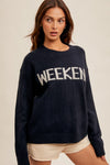 Weekend Sweater in Navy (REG)