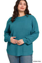 Essential and Basic Sweater in Ocean Teal (PLUS)