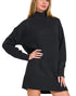 Mini Molly Sweater Dress in Black (REG)