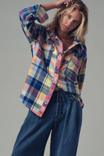 Plaid Snap-Front Top (REG)