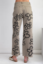 Groovy Flower Pants in Dusty Sage (REG)