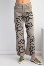 Groovy Flower Pants in Dusty Sage (REG)