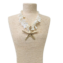 Spiral Shell Starfish Necklace