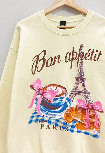 Bon Appetit Paris Sweatshirt (REG)