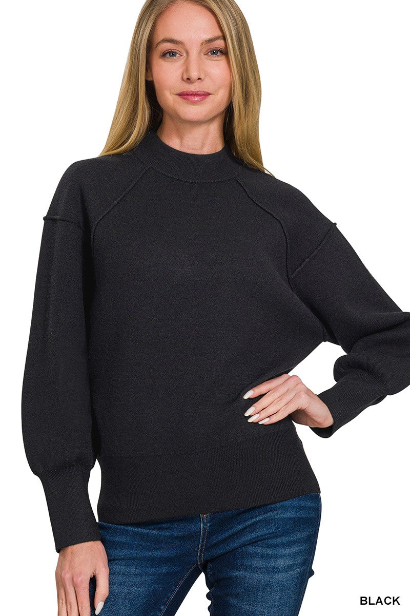 Tender Feelings Sweater in Black (REG)