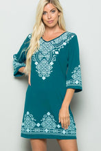 Coastal Dress in Jade (REG/PLUS)