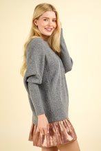 Louisa Raglan Sweater in Heather Grey (REG)