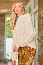 Door Buster * Cable Pullover Sweater in Ivory (REG)